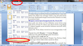 Cara Membuat Halaman menjadi Dua Bagian pada Ms. Word 2007