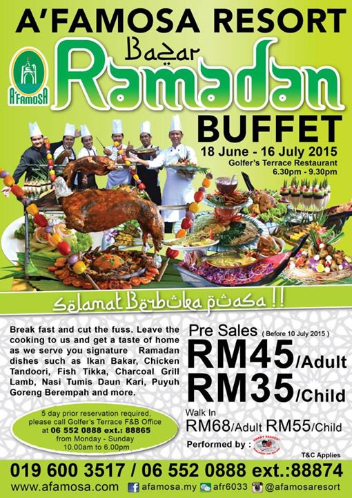 Buffet Ramadhan A Famosa Resort Melaka G E D I K