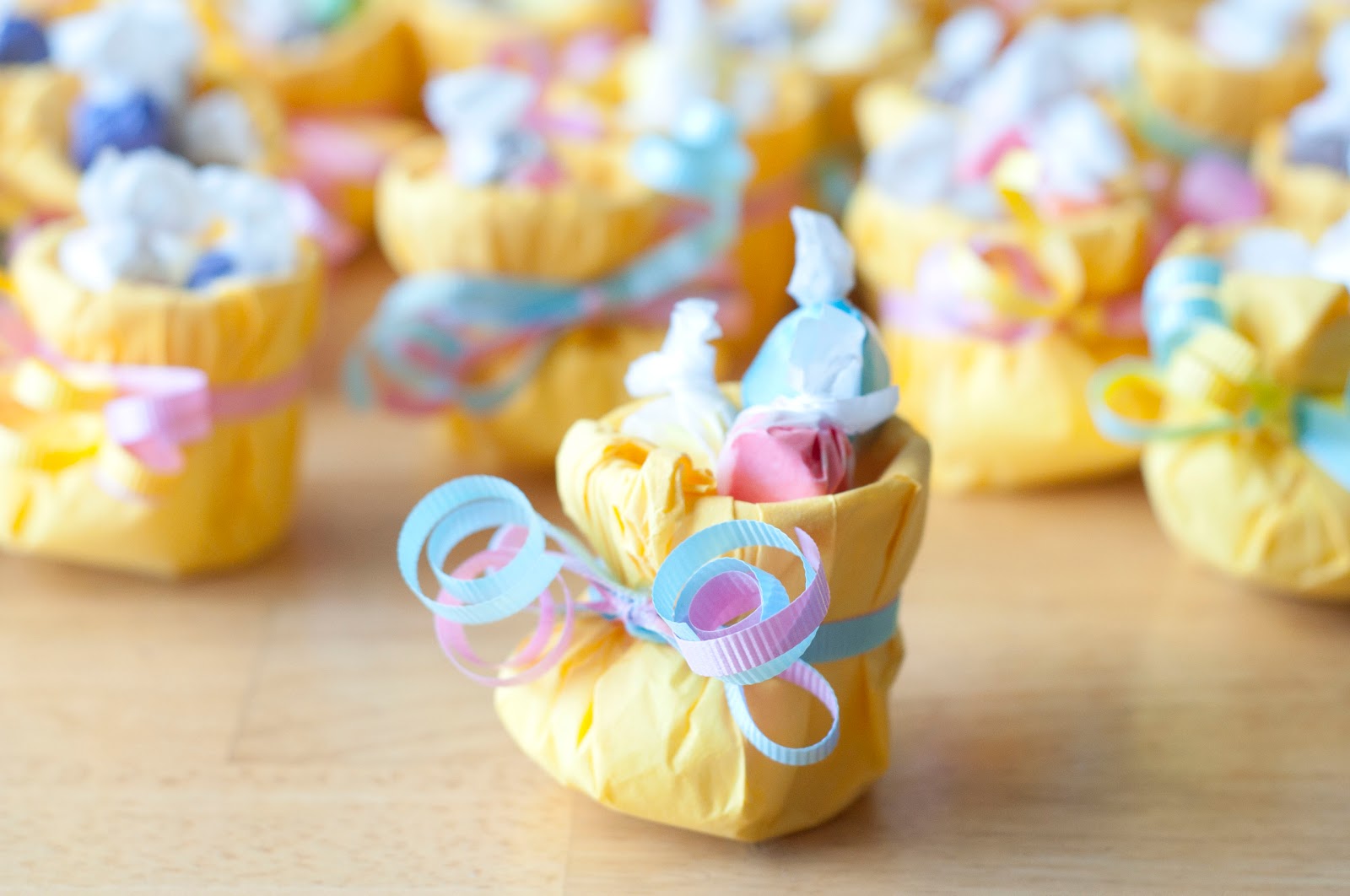 Cardamommy and Coriaunty Baby Bootie Party Favors