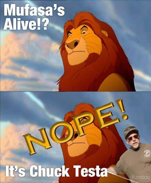 Lion King Mufasa - Nope - Chuck Testa