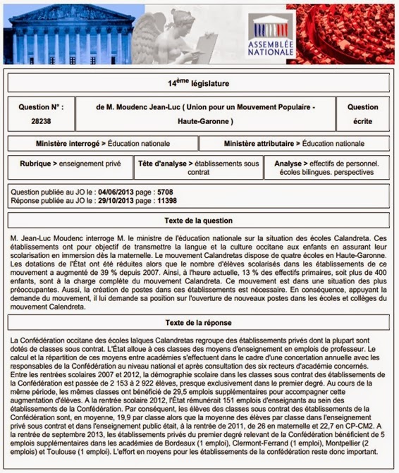 Moudenc questiona per Calandreta
