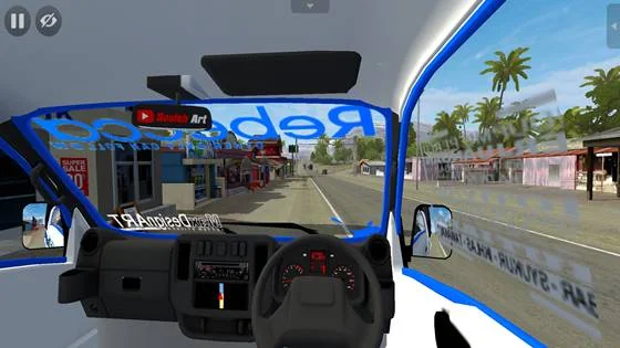 download mod bussid truck isuzu traga different by souleh art