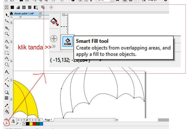 Smart Fill Tool Coreldraw 2018 (x8)