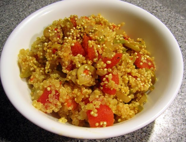 Husband Tested Recipes From Alice's Kitchen: Spanish Quinoa (keen-wah)