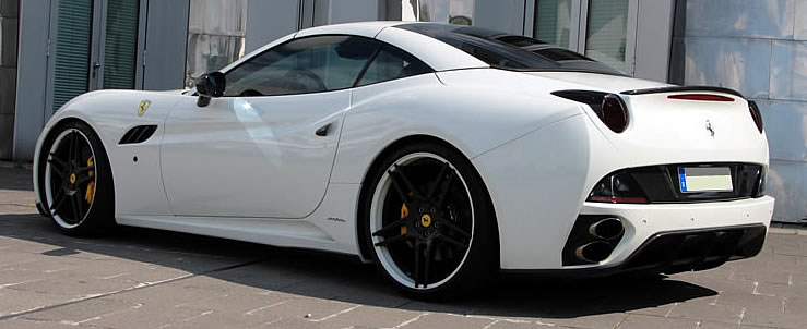 Sweet simple customization on this finely tuned Ferrari California by 