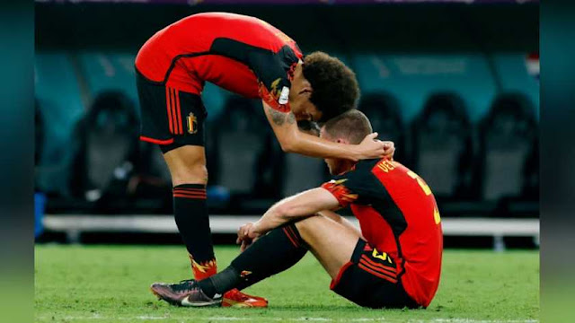 Belgium was knocked out of World Cup after a goalless draw, Croatia was into the round of 16