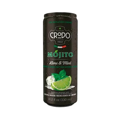 Lime and Mint Mojito Italian Sparkling Beverage by Fonti di Crodo