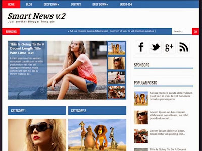 Smart News V2 - Magazine Responsive SEO Blogger Template
