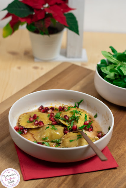 Rezept für Ravioli mit Gänsefleisch-Maronen-Füllung