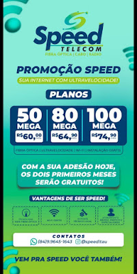 A INTERNET DA NOSSA ITAÚ - SPEED TELECOM