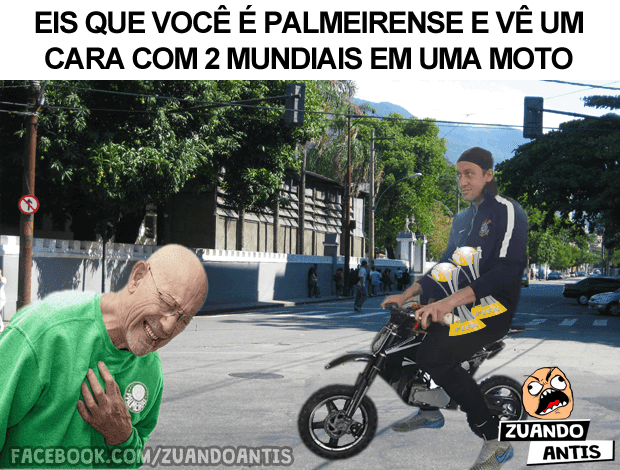 Palmeirenses quando ve os mundial passa mal