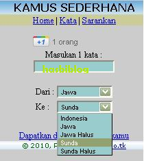 Kamus Bahasa Jawa Indonesia Lengkap