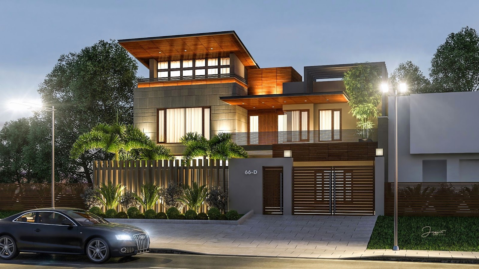 60 Desain Pagar  Rumah  Mewah  Stylish Nan Elegan Rumahku Unik