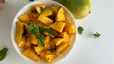 simple and tasty mango salad recipe