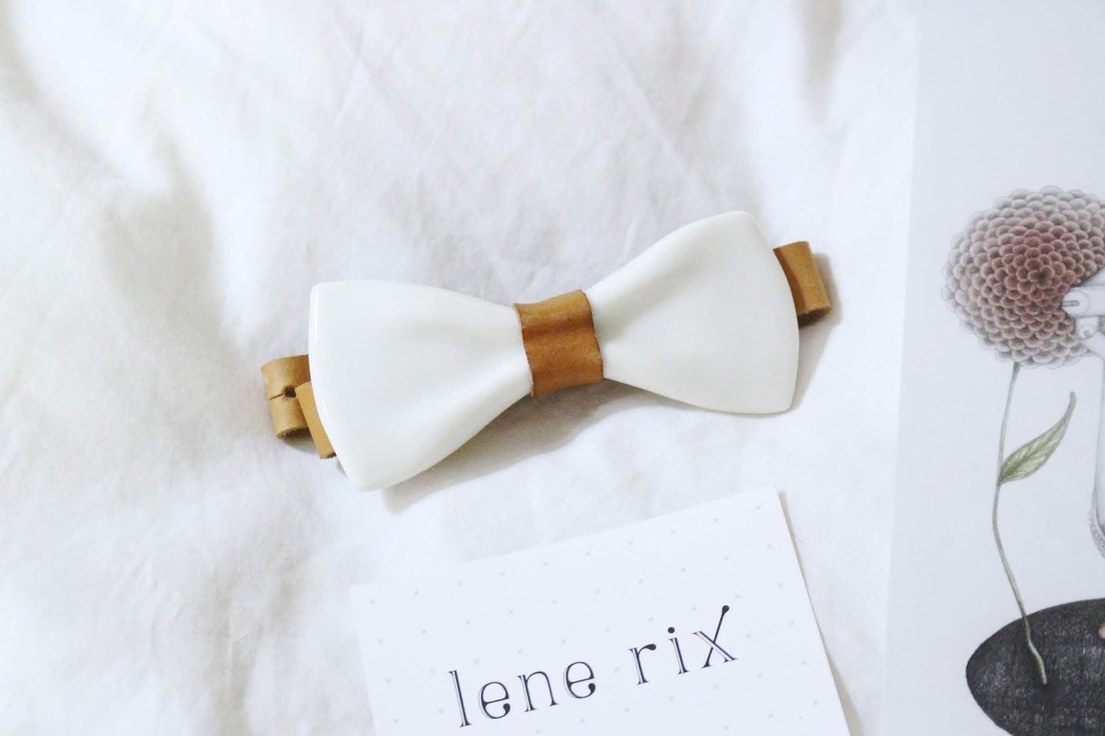 Introducing The New Bowtie Trend - Porcelain Bowtie from Lene Rix 