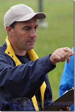 profesor, sergio pirez dt. pre-seleccion playa