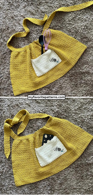 Free Simple & Easy Waist Apron Crochet Pattern