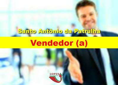 Distribuidora abre vaga para Vendedor (a) em Santo Antônio da Patrulha