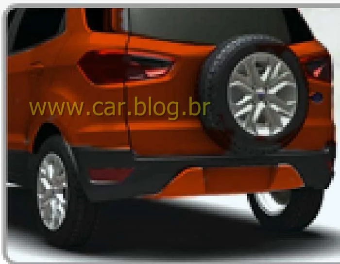 Novo Ford EcoSport 2012 - traseira
