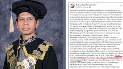 ITK Beri Klarifikasi Soal Status Budi Santosa, Warganet: Enak Bener Mau Cuci Tangan!