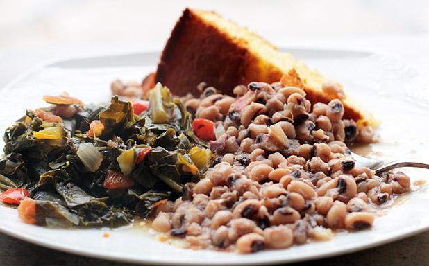 At Home with Lisa : Black-eyed Peas & and Cabbage : Tradition and Recipe