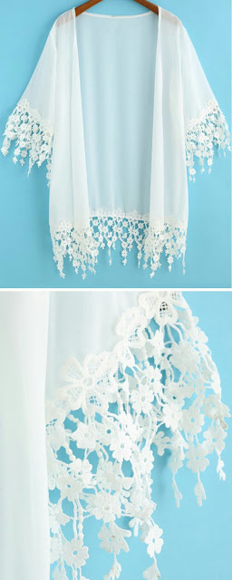 White laces summer outfit 