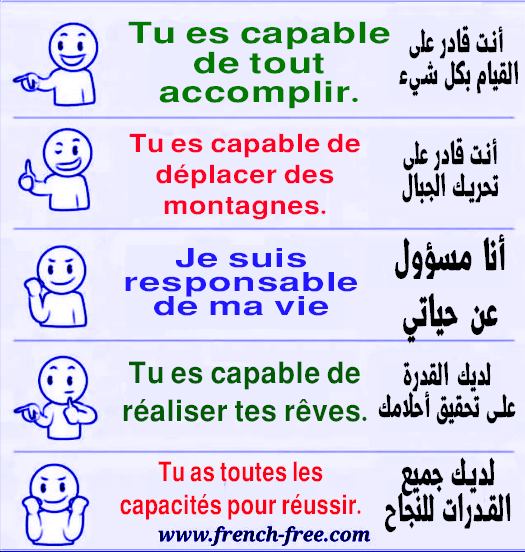 S2 الدرس 34 تعلم اللغة الفرنسية يومياً بسرعة 5 جمل هامة في دقيقتين للمبتدئين بالنطق + للتحميل PDF