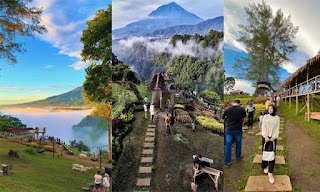 Viral Wisata Taman Panorama Baru Bagai Diatas Awan Lokasi Dekat Dari Bukittinggi