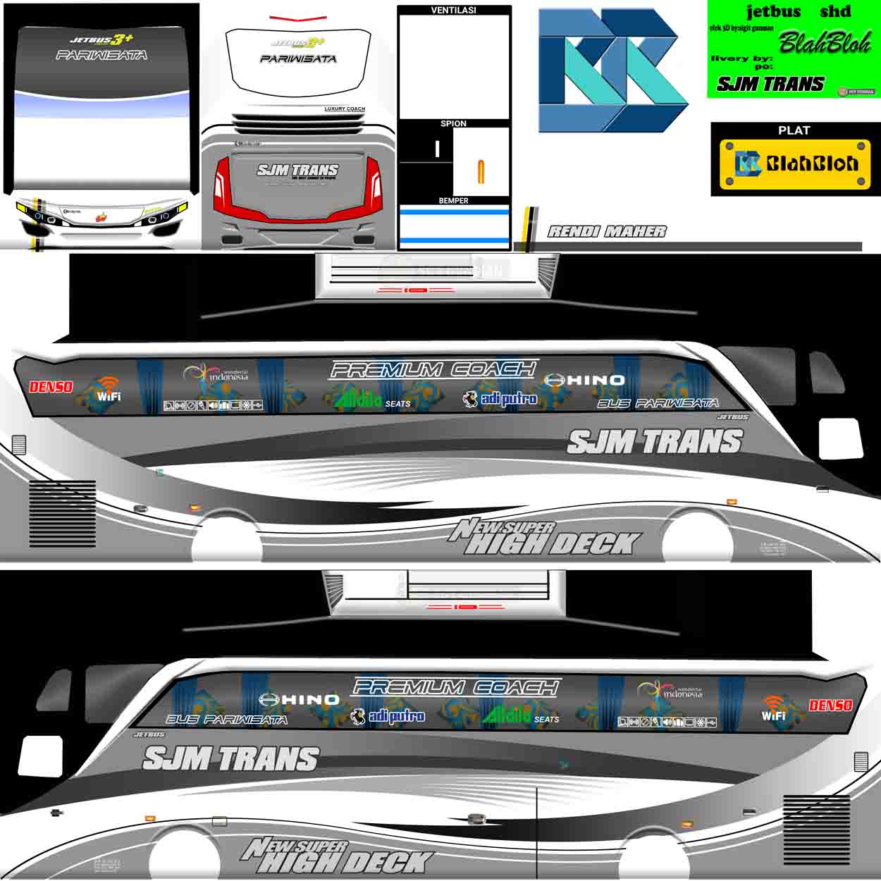 livery bus sjm trans conan