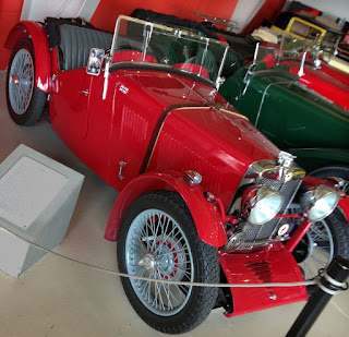 1931 MG J2 on display in museum.