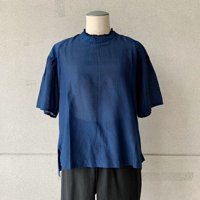 COSMICWONDER【コズミックワンダー】Beautiful silk cotton neck lace blouse◆八十八/丸亀香川県・eighty88eight/新居浜愛媛県エイティエイト
