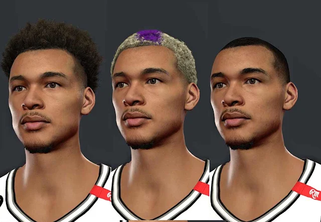 NBA 2K23 Victor Wembanyama Cyberface (Current Hairstyle) V4