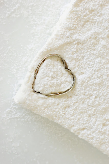 Cutting Homemade Marshmallows with a Cookie Cutter Image