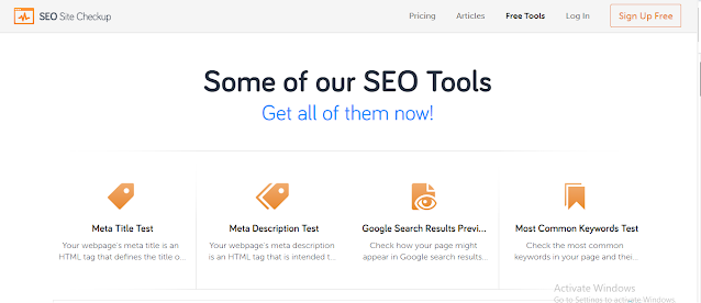 SEO Site Checkup