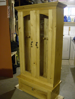 pine gun cabinet plans