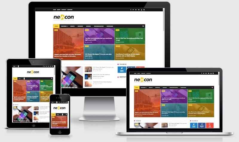 Newcon News - Responsive Blogger Template