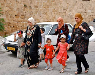 Muslim Women & Children Akko Acre Israel
