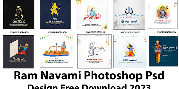 Happy Ram Navami Poster Psd Photoshop - editingzone