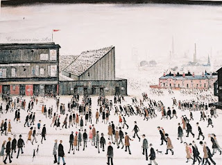 'Going to the Match' by L.S. Lowry (1928)