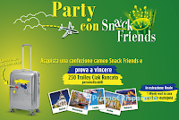 Logo Cameo ''“Party con Snack Friends'' :vinci 250 Trolley Ciak Roncato e soggiorno in città Europea