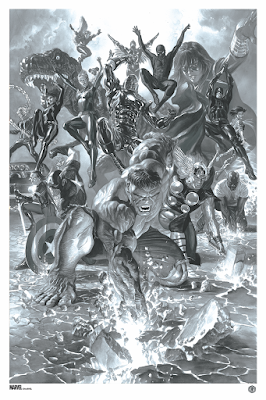 Marvel Legacy #1 Variant Cover Fine Art Prints by Alex Ross x Grey Matter Art x Marvel Comics