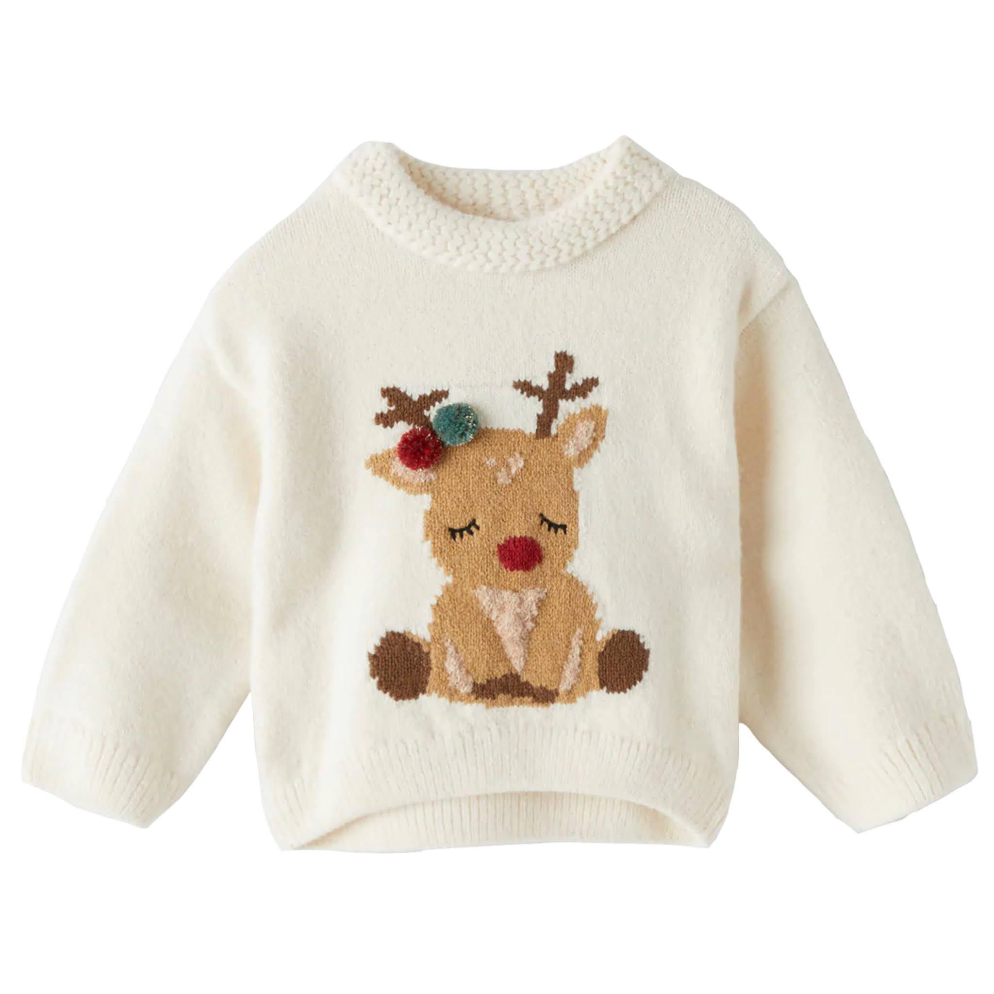 Baby & Toddler Reindeer Calf Knit Sweater from Zara Kids