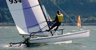 Hobie Cat 17 catamaran de sport pour (ex)Funboarders, par Gires