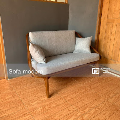 Sofa Retro Kayu Jati Minimalis