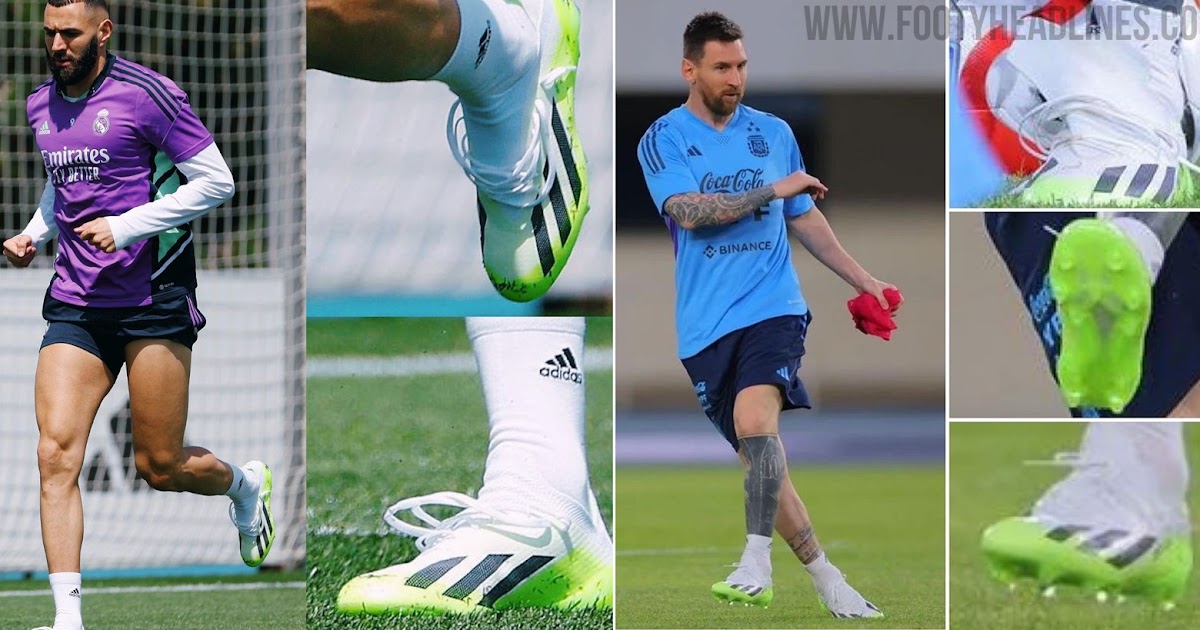 Ontrouw zonlicht tofu Benzema & Messi Train in Next-Gen Adidas X Crazyfast Boots - Footy Headlines