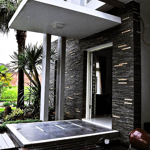 Inilah Contoh Desain  Rumah  Minimalis  Dengan Batu  Alam  