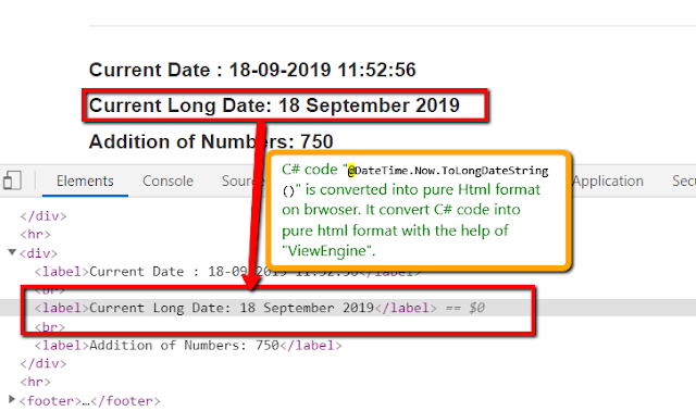 Razor View Engine In ASP.NET MVC 5