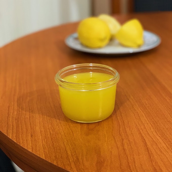 Lemon curd - angol citromkrém tej és tojás nélkül