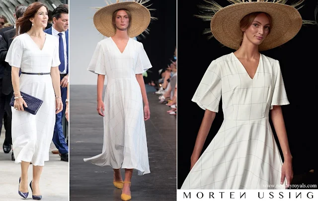 Crown Princess Mary wore Morten Ussing bespoke dress Spring 2019 collection