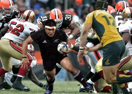 Rugby Union-American Football Hybrid